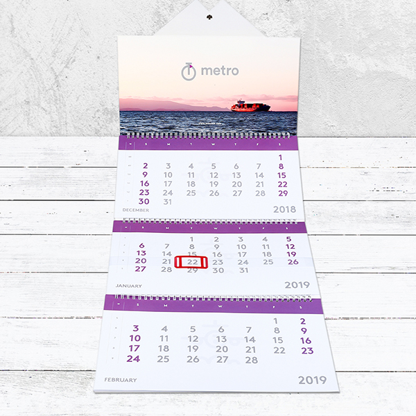 3-month calendar printable