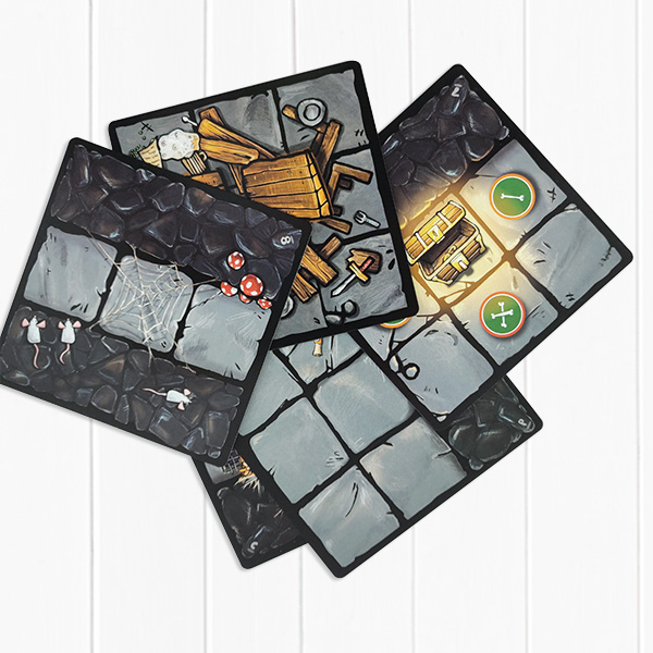 custom paper board game tile