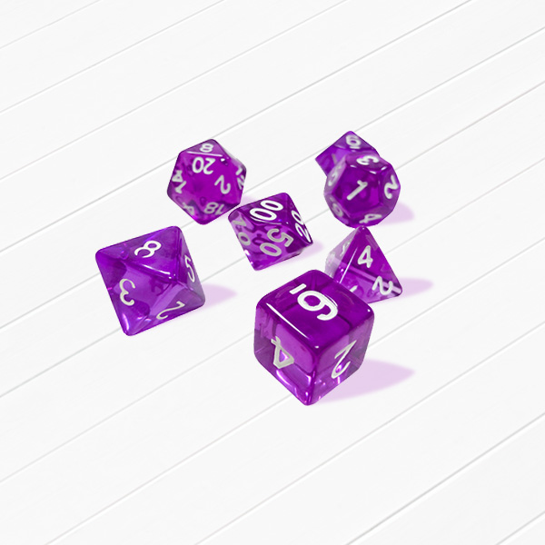 Custom Game Dice Purple