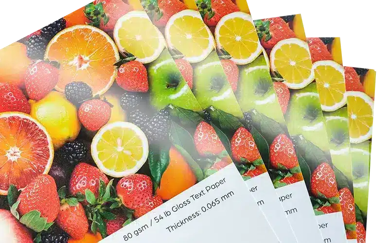 gloss art Paper effect