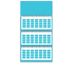 Three-Month Calendar